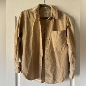 Abercrombie & Fitch Oversized Corduroy Shirt